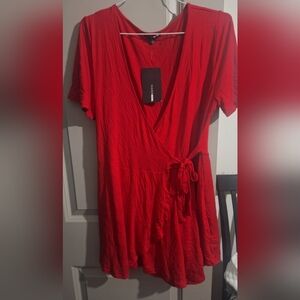 Beautiful red romper